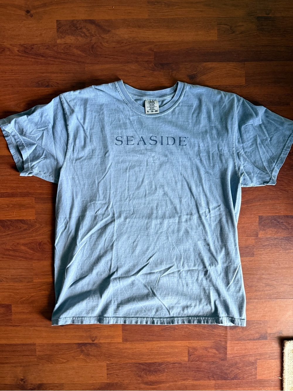 Comfort Colors Seaside Men's Crew Neck T-Shirt - Blue